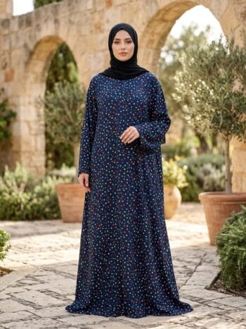 Printed abaya stitch collection elegant modest wear for women
