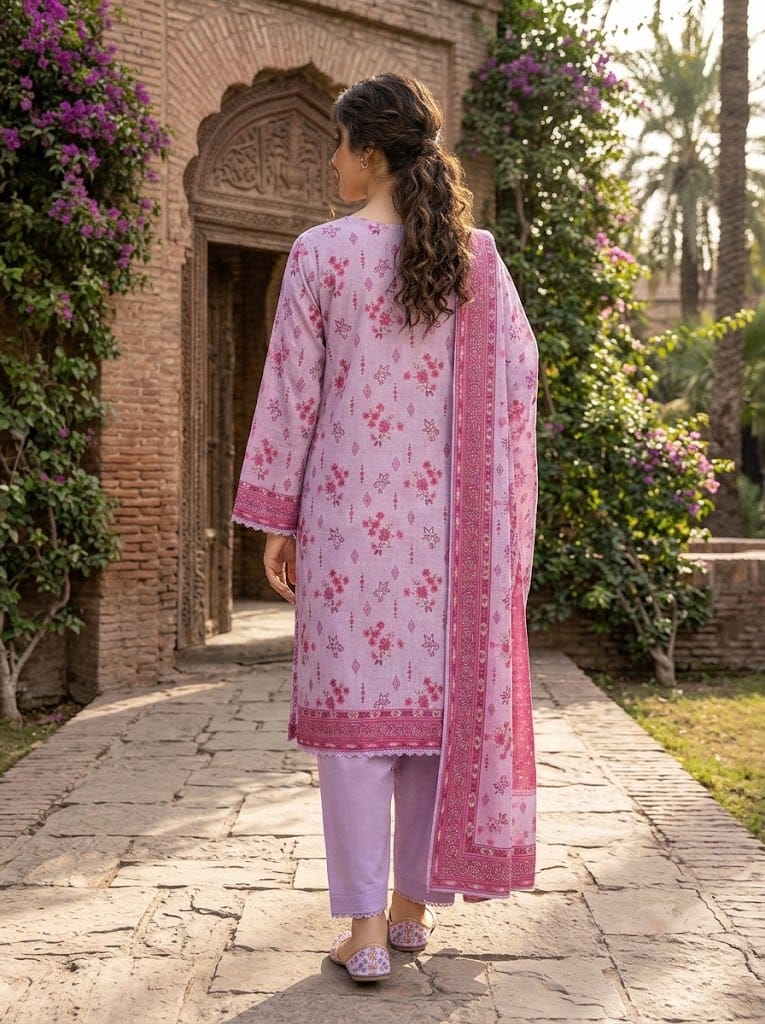 Khaddar Suit 3 Piece Stitched Winter Collection - Multiwear Khaddar suit 3 piece stitched winter collection printed women dress