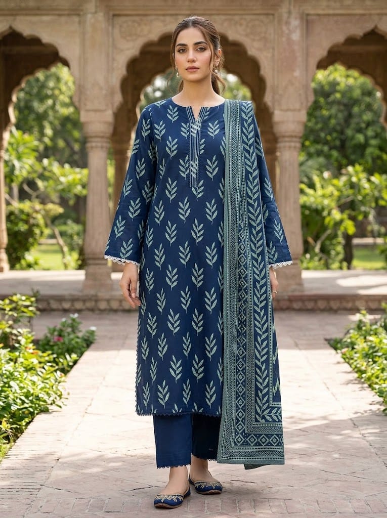 Khaddar Suit 3 Piece Stitched Winter Collection - Multiwear Khaddar suit 3 piece stitched winter collection printed women dress