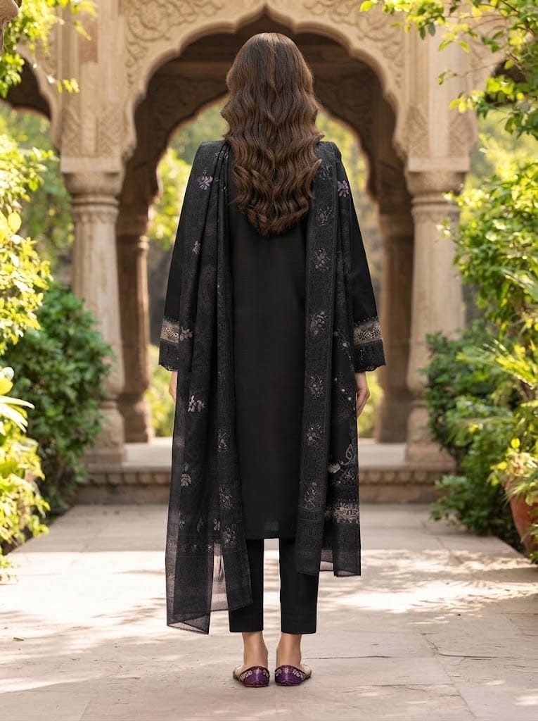 Winter Cotton Suit 3 Piece Stitched Winter Collection - Multiwear Winter Cotton suit 3 piece stitched winter collection embroidered women dress