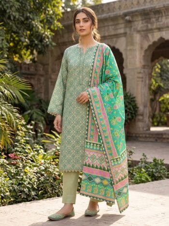 Home Khaddar suit 3 piece stitched winter collection printed women dress