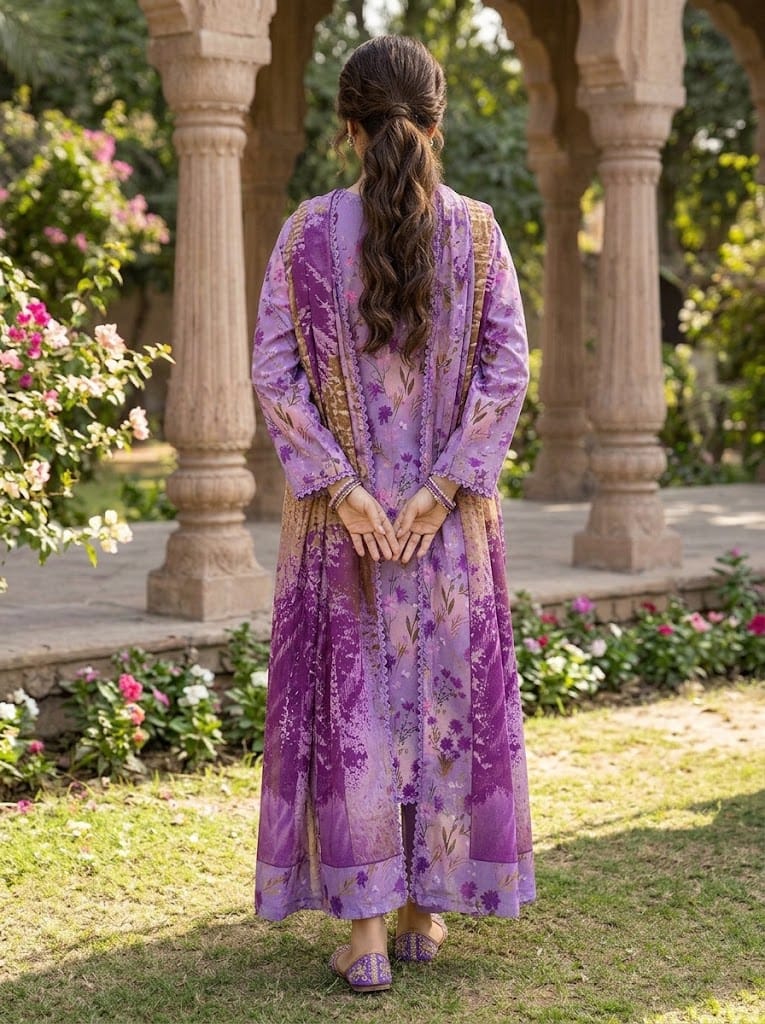 Khaddar Suit 3 Piece Stitched Winter Collection - Multiwear Khaddar suit 3 piece stitched winter collection printed women dress